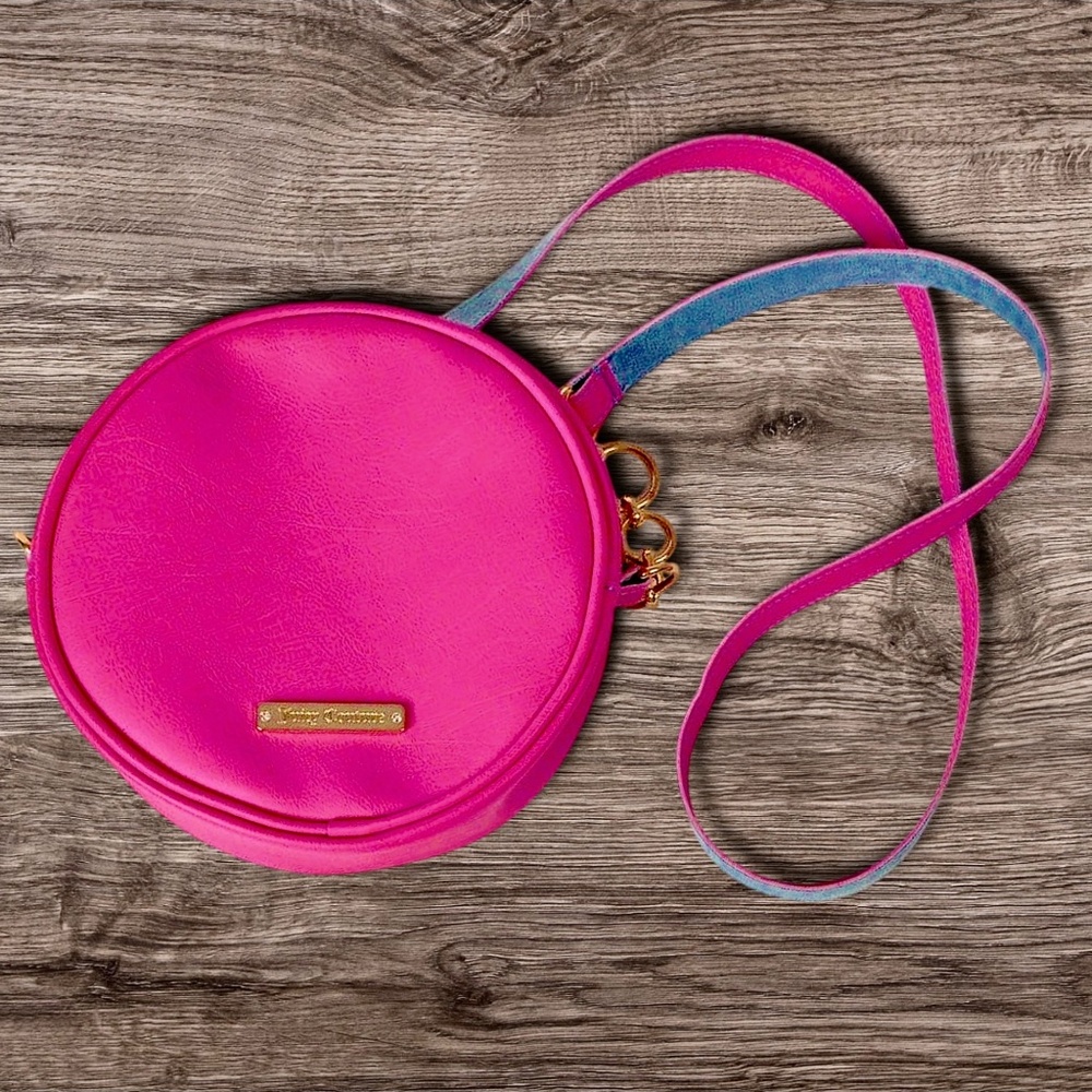 NWT Elizabeth Arden Juicy Couture Hot Pink Mini Crossbody Purse